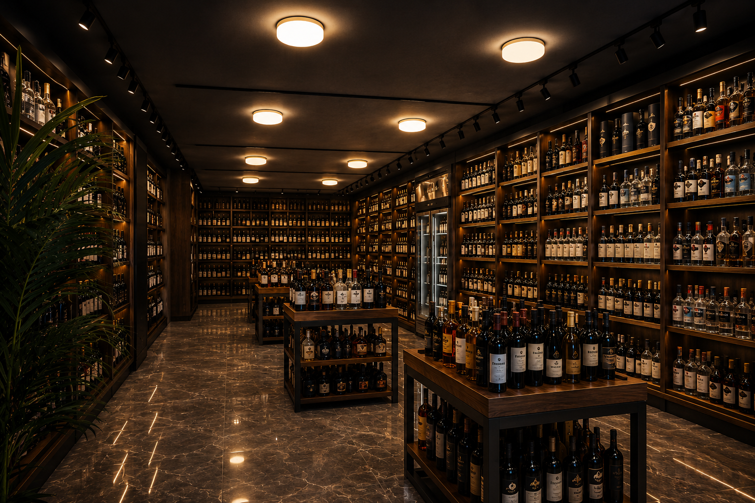 Tek Hell Premium Shop — premium içecek rafları